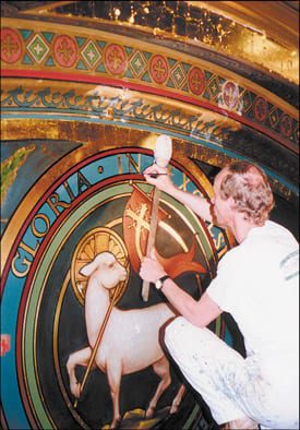 Decorative Paint at Old St. Paul’s Episcopal Church, Baltimore, MD