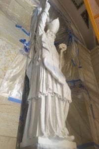 St. Patrick statue during