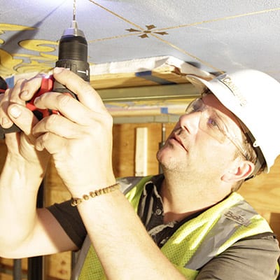 Mechanical reattachment of Plaster Ceiling