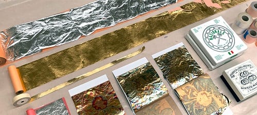 Gilding Leaf Samples