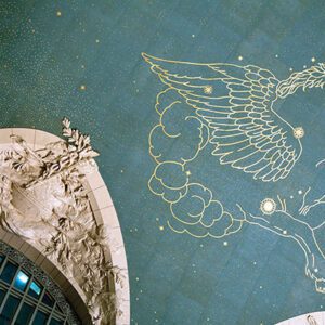 Grand Central Sky Mural after restoration