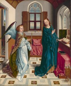 Bouts, Annunication, 1475 oilonpanel, Cleveland MofA