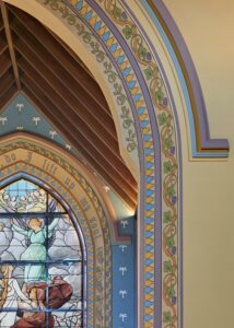 Belmont Chapel Grapevine Decoration